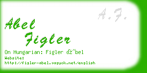 abel figler business card